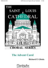 Advent Carol SATB choral sheet music cover